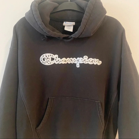 Champion UO Exclusive Animal Print Hoodie Medium Hood Sweatshirt - Picture 8 of 10